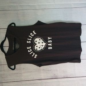 Fifth Sun muscle tee tank pizza graphic slice slice baby size 2xl NWOT